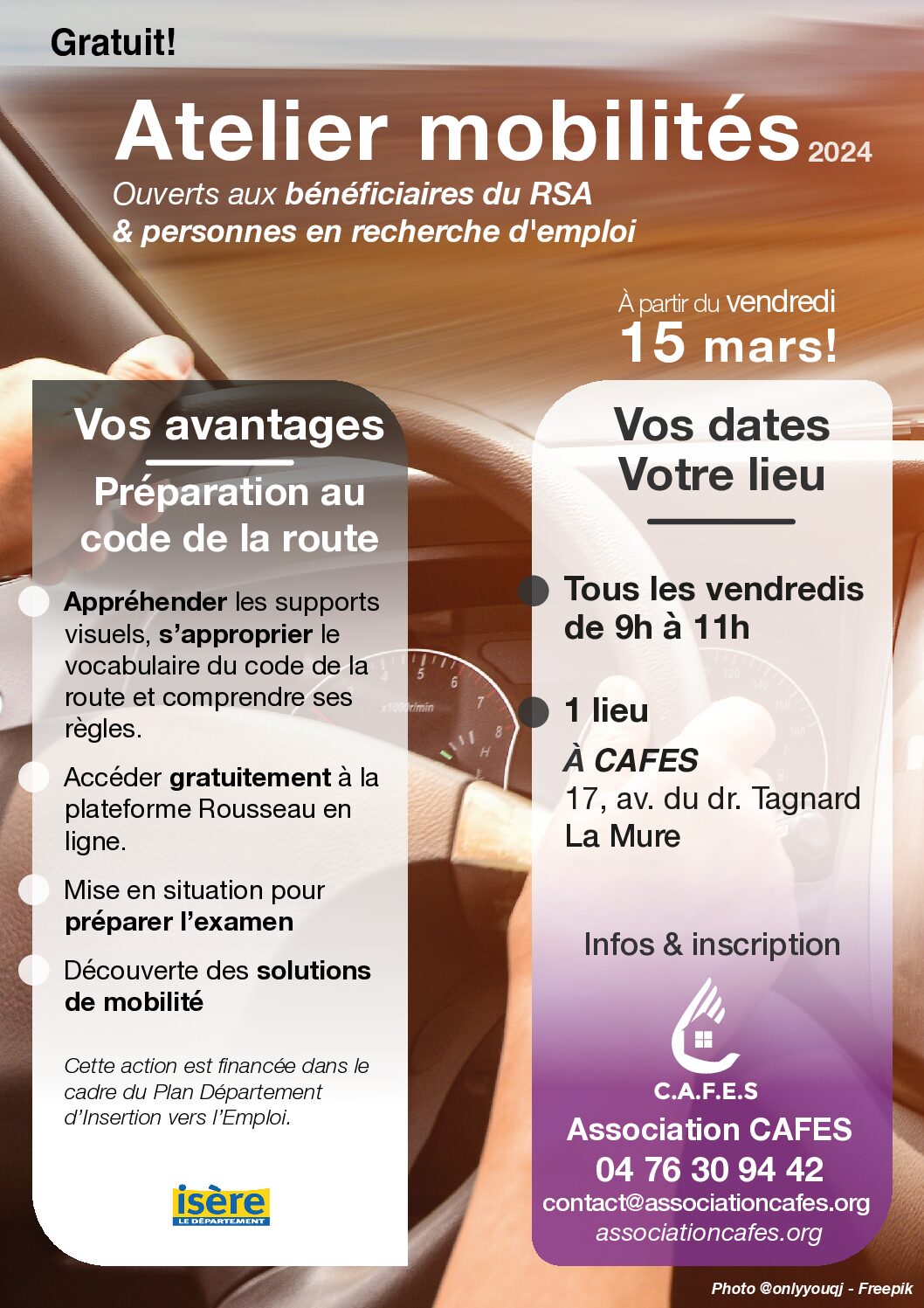 Atelier CAFES code de la route